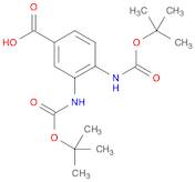 Benzoic acid, 3,4-bis[[(1,1-dimethylethoxy)carbonyl]amino]-