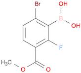 6-Bromo-2-fluoro-3-(methoxycarbonyl)phenylboronic acid