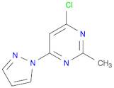 4-Chloro-2-methyl-6-(1H-pyrazol-1-yl)pyrimidine