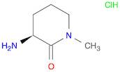 (S)-3-Amino-1-methylpiperidin-2-one hydrochloride