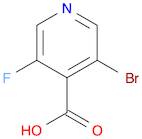 3-Bromo-5-fluoroisonicotinic acid