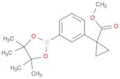 methyl 1-[3-(tetramethyl-1,3,2-dioxaborolan-2-yl)phenyl]cyclopropane-1-carboxylate