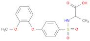 ((4-(2-Methoxyphenoxy)phenyl)sulfonyl)alanine