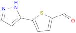 5-(1H-pyrazol-5-yl)thiophene-2-carbaldehyde