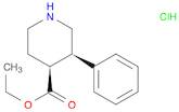 Cis-ethyl 3-phenylpiperidine-4-carboxylate hydrochloride