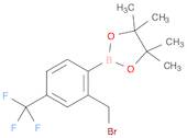 2-(2-(Bromomethyl)-4-(trifluoromethyl)phenyl)-4,4,5,5-tetramethyl-1,3,2-dioxaborolane