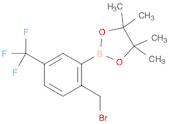 2-Bromomethyl-5-(trifluoromethyl)phenylboronic Acid Pinacol Ester