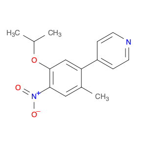 4-(2-methyl-4-nitro-5-propan-2-yloxyphenyl)pyridine