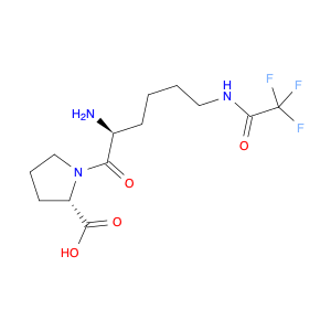 (2S)-1-[(2S)-2-amino-6-[(2,2,2-trifluoroacetyl)amino]hexanoyl]pyrrolidine-2-carboxylic acid