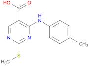 2-(Methylthio)-4-(P-Tolylamino)Pyrimidine-5-Carboxylic Acid