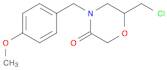 6-(Chloromethyl)-4-(4-methoxybenzyl)morpholin-3-one