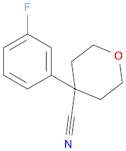 4-(3-FLUOROPHENYL)OXANE-4-CARBONITRILE