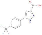 5-(4-(trifluoromethyl)phenyl)-1H-pyrazole-3-carboxylic acid