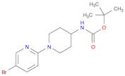 2-[4-(Boc-amino)-1-piperidinyl]-5-bromopyridine