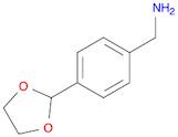 (4-(1,3-Dioxolan-2-yl)phenyl)methanamine