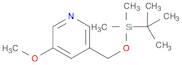 3-((tert-Butyldimethylsilyloxy)methyl)-5-methoxypyridine