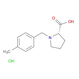 (S)-1-(4-Methylbenzyl)pyrrolidine-2-carboxylic acid hydrochloride