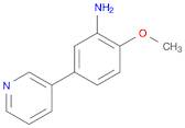 Benzenamine, 2-methoxy-5-(3-pyridinyl)-