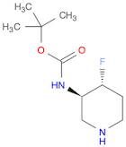 tert-butyl N-[(3R,4R)-4-fluoro-3-piperidyl] carbamate