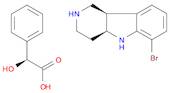 (2S)-2-hydroxy-2-phenylacetic acid; (4aS,9bR)-6-bromo-1H,2H,3H,4H,4aH,5H,9bH-pyrido[4,3-b]indole