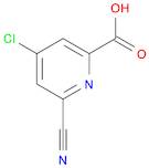 4-Chloro-6-cyanopicolinic acid