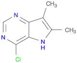 4-chloro-6,7-dimethyl-5h-pyrrolo[3,2-d]pyrimidine