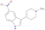 3-(1-Methyl-1,2,3,6-tetrahydropyridin-4-yl)-5-nitro-1h-indole