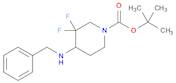 tert-butyl 4-(benzylamino)-3,3-difluoropiperidine-1-carboxylate