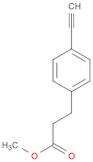 methyl 3-(4-ethynylphenyl)propanoate