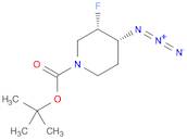 (3,4)-cis-tert-Butyl-4-azido-3-fluoropiperidine-1-carboxylate