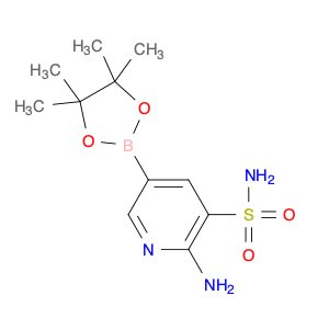 2-Amino-5-(4,4,5,5-tetramethyl-1,3,2-dioxaborolan-2-yl)pyridine-3-sulfonamide