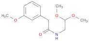 Benzeneacetamide, N-(2,2-dimethoxyethyl)-3-methoxy-