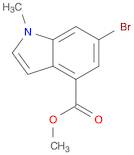 Methyl 6-bromo-1-methyl-indole-4-carboxylate