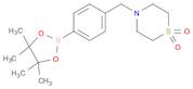 4-(4-(4,4,5,5-Tetramethyl-1,3,2-dioxaborolan-2-yl)benzyl)thiomorpholine 1,1-dioxide