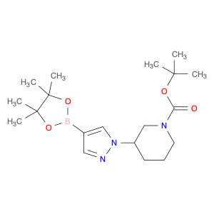 tert-butyl3-[4-(tetramethyl-1,3,2-dioxaborolan-2-yl)-1H-pyrazol-1-yl]piperidine-1-carboxylate