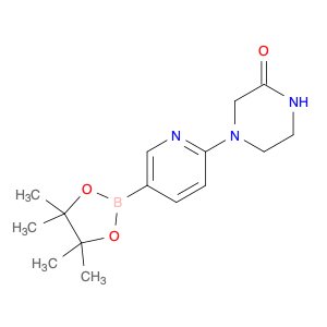 4-[5-(4,4,5,5-Tetramethyl-1,3,2-dioxaborolan-2-yl)-2-pyridinyl]-2-piperazinone