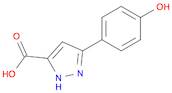 3-(4-hydroxyphenyl)-1H-pyrazole-5-carboxylic acid