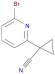 1-(6-Bromo-2-pyridyl)cyclopropanecarbonitrile