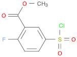 methyl 5-(chlorosulfonyl)-2-fluorobenzoate