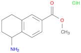 Methyl 5-amino-5,6,7,8-tetrahydronaphthalene-2-carboxylate hydrochloride