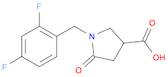 1-(2,4-Difluorobenzyl)-5-oxopyrrolidine-3-carboxylic acid