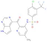 4-Chloro-N-[5-methyl-2-[7H-pyrrolo[2,3-d]pyrimidine-4-carbonyl]-3-pyridyl]-3-(trifluoromethyl)benz…