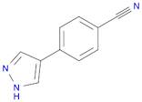 4-(1H-Pyrazol-4-yl)benzonitrile