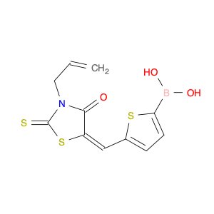 Boronic acid, b-[5-[(e)-[4-oxo-3-(2-propen-1-yl)-2-thioxo-5-thiazolidinylidene]methyl]-2-thienyl]-