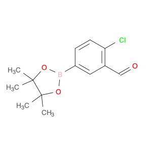 2-Chloro-5-(4,4,5,5-tetramethyl-1,3,2-dioxaborolan-2-yl)benzaldehyde