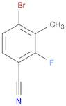 4-bromo-2-fluoro-3-methylbenzonitrile