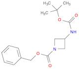 1-Azetidinecarboxylic acid, 3-[[(1,1-dimethylethoxy)carbonyl]amino]-,phenylmethyl ester