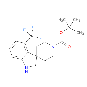 tert-butyl 4-trifluoromethylspiro[indoline-3,4'-piperidine]-1'-carboxylate