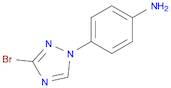 4-(3-Bromo-1H-1,2,4-triazol-1-yl)aniline