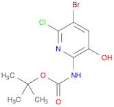 TERT-BUTYL (5-BROMO-6-CHLORO-3-HYDROXYPYRIDIN-2-YL)CARBAMATE